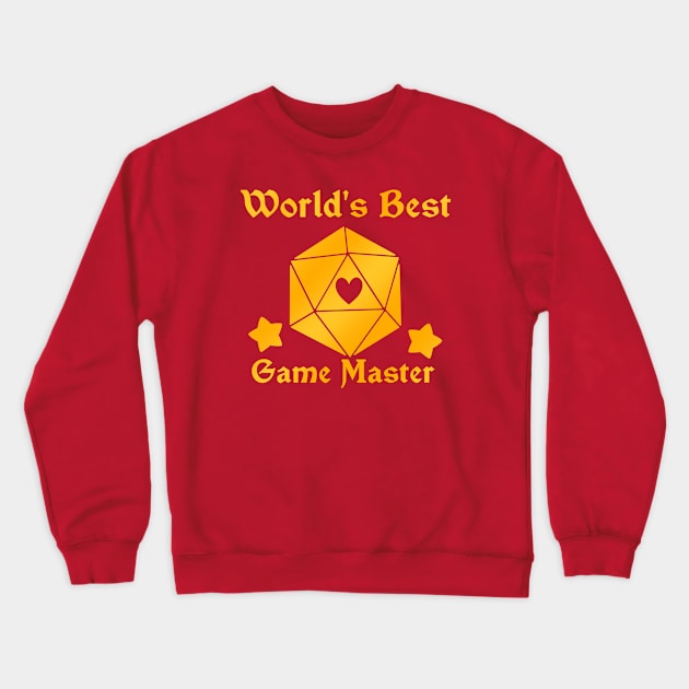 World's Best Game Master Crewneck Sweatshirt by Atlantahammy